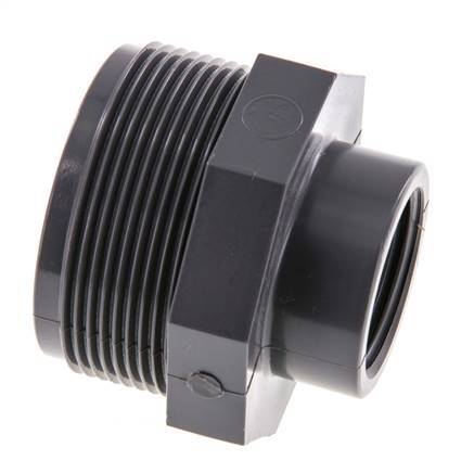 Reducing Ring Rp1'' Female x G2'' Male PVC-U 16bar (224.8psi) EN 1452-3 [2 Pieces]