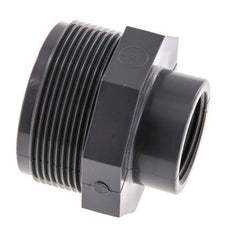 Reducing Ring Rp1'' Female x G2'' Male PVC-U 16bar (224.8psi) EN 1452-3 [2 Pieces]