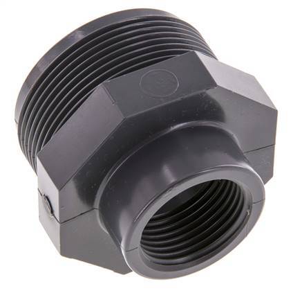 Reducing Ring Rp1'' Female x G2'' Male PVC-U 16bar (224.8psi) EN 1452-3 [2 Pieces]