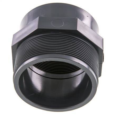 Anillo reductor Rp2 1/2'' Hembra x G3'' Macho PVC-U 16bar (224.8psi) EN 1452-3