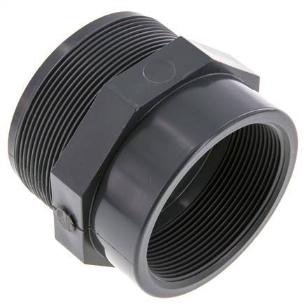 Anillo reductor Rp2 1/2'' Hembra x G3'' Macho PVC-U 16bar (224.8psi) EN 1452-3