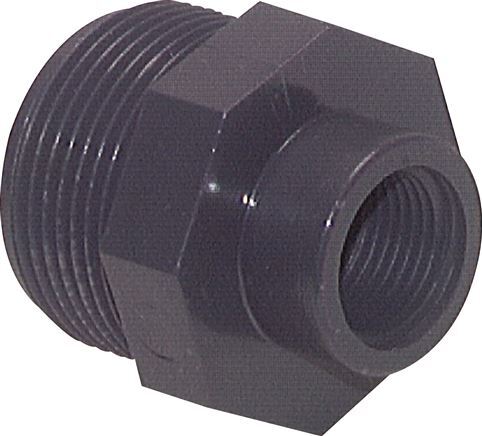 Reducing Ring Rp1'' Female x G2'' Male PVC-U 16bar (224.8psi) EN 1452-3 [2 Pieces]