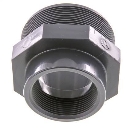 Anillo reductor Rp2'' Hembra x G3'' Macho PVC-U 16bar (224.8psi) EN 1452-3