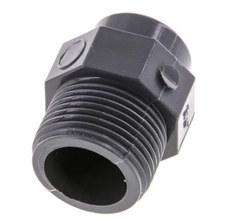 Reducing Ring Rp3/8'' Female x G3/4'' Male PVC-U 16bar (224.8psi) EN 1452-3 [5 Pieces]