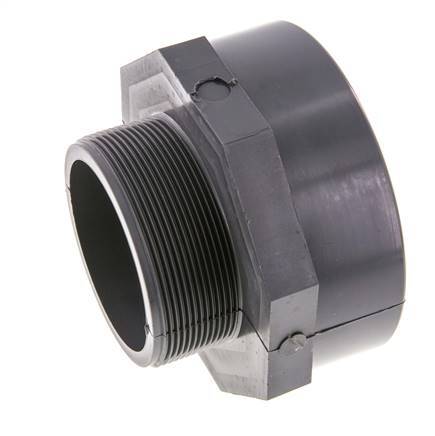 Adaptador reductor G3'' Macho x Rp4'' Hembra PVC-U 16bar (224.8psi) EN 1452-3