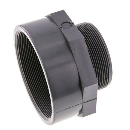 Adaptador reductor G3'' Macho x Rp4'' Hembra PVC-U 16bar (224.8psi) EN 1452-3