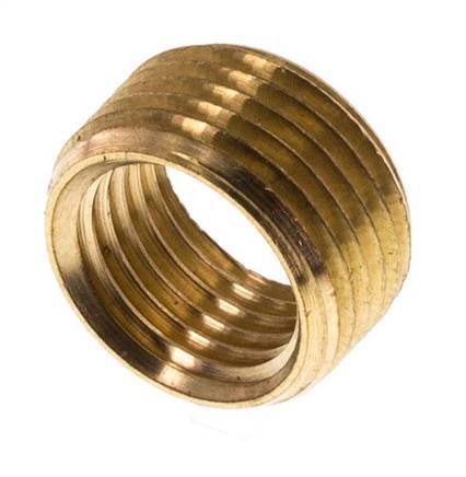 Reducing Ring G1/4'' Female x G3/8'' Male Brass 75bar (1053.75psi) [10 Pieces]
