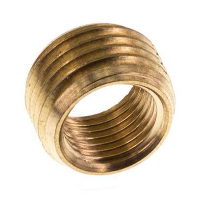 Reducing Ring G1/8'' Female x G1/4'' Male Brass 100bar (1405.0psi) [10 Pieces]