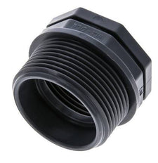 Anillo reductor G1 1/4'' hembra x G1 1/2'' Macho Polipropileno (pp) 10bar (140.5psi) FDA 50mm Hex.