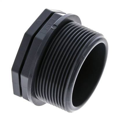 Reducing Ring G1'' Female x G2'' Male Polypropylene (pp) 10bar (140.5psi) FDA 65mm Hex