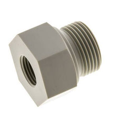 Anillo Reductor G1/2'' Hembra x G1'' Macho Polipropileno (pp) 10bar (140.5psi) FDA 43mm Hex.