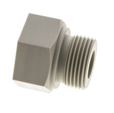 Anillo Reductor G1/2'' Hembra x G1'' Macho Polipropileno (pp) 10bar (140.5psi) FDA 43mm Hex.