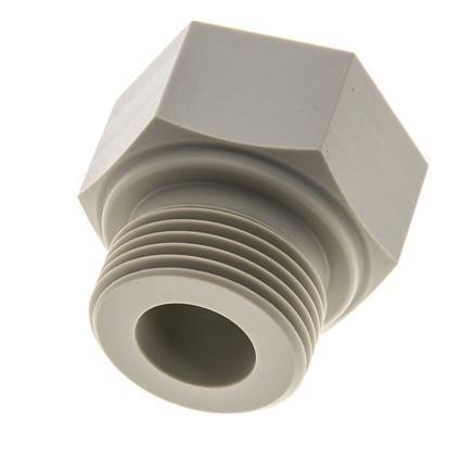 Anillo Reductor G1/2'' Hembra x G1'' Macho Polipropileno (pp) 10bar (140.5psi) FDA 43mm Hex.