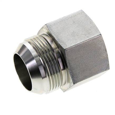 JIC Reducing Nipple G1'' Female x UN 1-5/8''-12 Male Steel 140bar (1967.0psi)