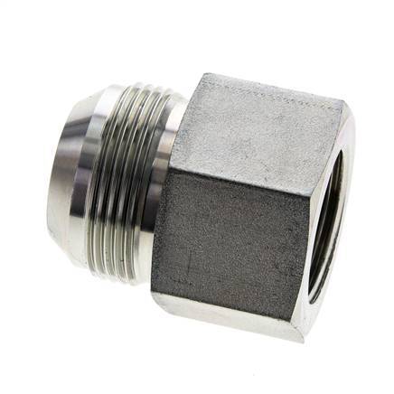 JIC Reducing Nipple G1'' Female x UN 1-5/8''-12 Male Steel 140bar (1967.0psi)