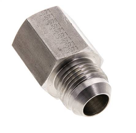 Racor Reductor JIC G1/2'' Hembra x UNF 7/8''-14 Macho Acero Inoxidable 210bar (2950.5psi)