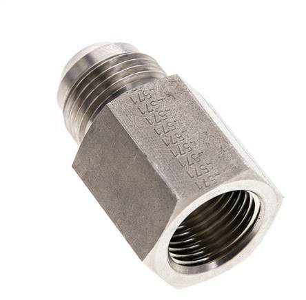 Racor Reductor JIC G1/2'' Hembra x UNF 7/8''-14 Macho Acero Inoxidable 210bar (2950.5psi)