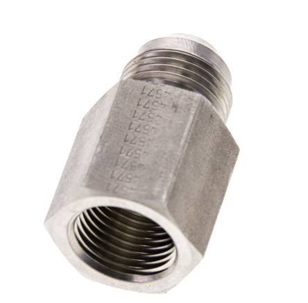 Racor Reductor JIC G1/2'' Hembra x UNF 7/8''-14 Macho Acero Inoxidable 210bar (2950.5psi)