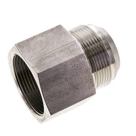 Racor Reductor JIC G1 1/2'' Hembra x UN 1-7/8''-12 Macho Acero Inoxidable 105bar (1475.25psi)