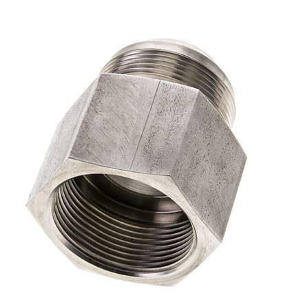 Racor Reductor JIC G1 1/2'' Hembra x UN 1-7/8''-12 Macho Acero Inoxidable 105bar (1475.25psi)