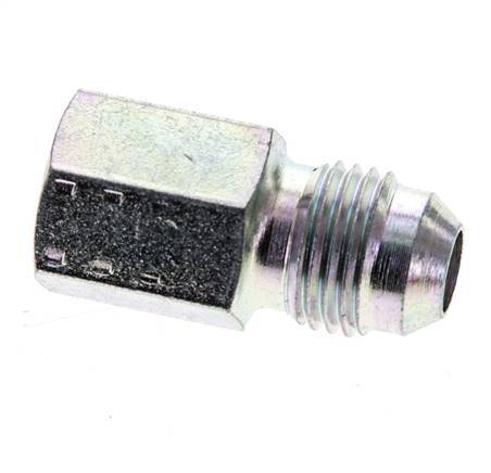 Racor Reductor JIC G1/8'' Hembra x UNF 1/2''-20 Macho Acero 275bar (3863.75psi)