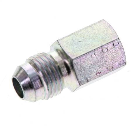 Racor Reductor JIC G1/8'' Hembra x UNF 1/2''-20 Macho Acero 275bar (3863.75psi)