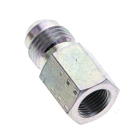 Racor Reductor JIC G1/8'' Hembra x UNF 1/2''-20 Macho Acero 275bar (3863.75psi)