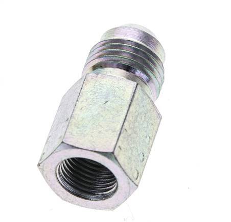 Racor Reductor JIC G1/8'' Hembra x UNF 1/2''-20 Macho Acero 275bar (3863.75psi)