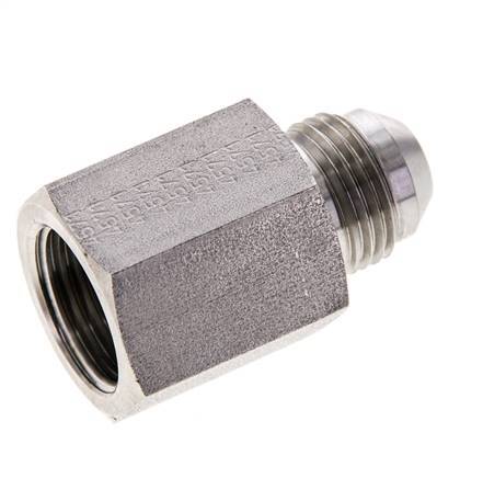 Racor Reductor JIC G1/2'' Hembra x UNF 3/4''-16 Macho Acero Inoxidable 275bar (3863.75psi)