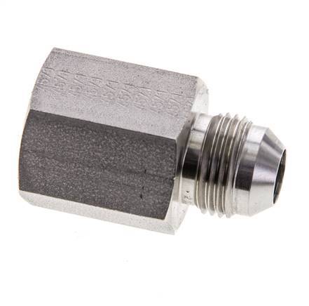 Racor Reductor JIC G1/2'' Hembra x UNF 3/4''-16 Macho Acero Inoxidable 275bar (3863.75psi)