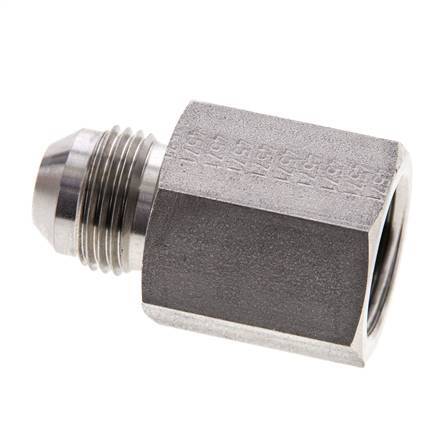 Racor Reductor JIC G1/2'' Hembra x UNF 3/4''-16 Macho Acero Inoxidable 275bar (3863.75psi)