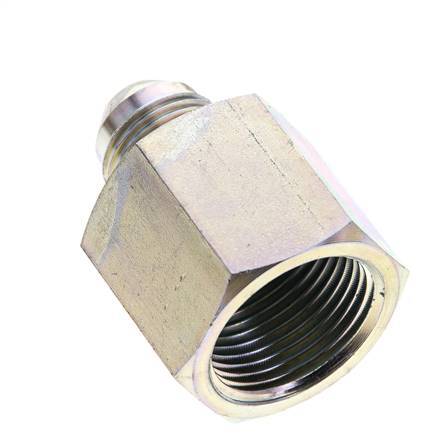 Racor Reductor JIC G3/4'' Hembra x UNF 3/4''-16 Macho Acero 175bar (2458.75psi)