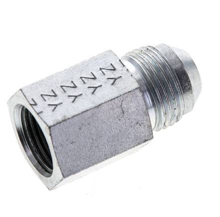 Racor Reductor JIC G3/8'' Hembra x UNF 3/4''-16 Macho Acero 275bar (3863.75psi)