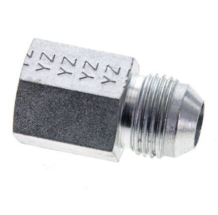 Racor Reductor JIC G3/8'' Hembra x UNF 3/4''-16 Macho Acero 275bar (3863.75psi)
