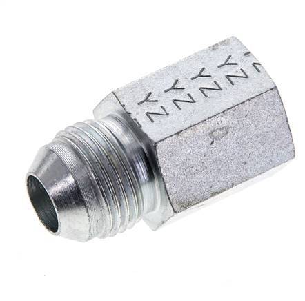 Racor Reductor JIC G3/8'' Hembra x UNF 3/4''-16 Macho Acero 275bar (3863.75psi)