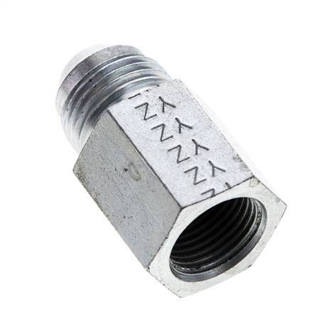 Racor Reductor JIC G3/8'' Hembra x UNF 3/4''-16 Macho Acero 275bar (3863.75psi)