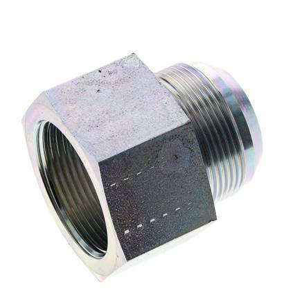 Racor Reductor JIC G1 1/2'' Hembra x UN 1-7/8''-12 Macho Acero 105bar (1475.25psi)