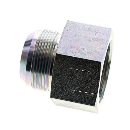 Racor Reductor JIC G1 1/2'' Hembra x UN 1-7/8''-12 Macho Acero 105bar (1475.25psi)