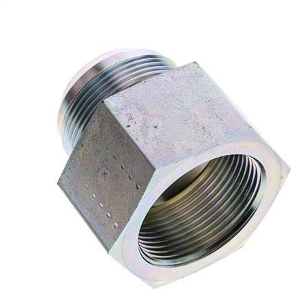 Racor Reductor JIC G1 1/2'' Hembra x UN 1-7/8''-12 Macho Acero 105bar (1475.25psi)