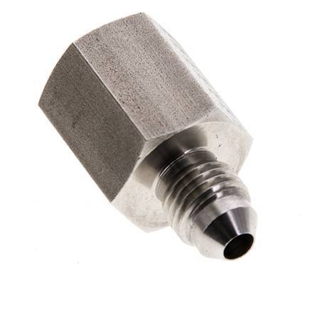Reductor JIC G1/4'' Hembra x UNF 7/16''-20 Macho Acero inoxidable 310bar (4355.5psi)