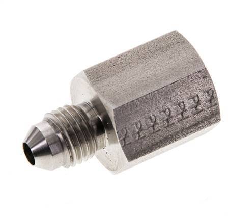 Reductor JIC G1/4'' Hembra x UNF 7/16''-20 Macho Acero inoxidable 310bar (4355.5psi)
