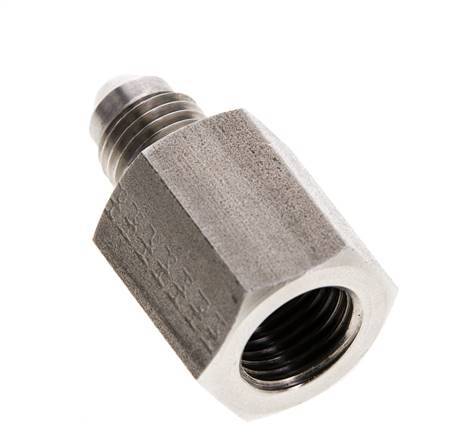 Reductor JIC G1/4'' Hembra x UNF 7/16''-20 Macho Acero inoxidable 310bar (4355.5psi)