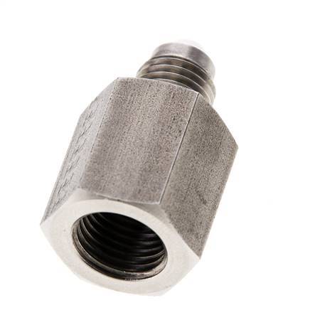 Reductor JIC G1/4'' Hembra x UNF 7/16''-20 Macho Acero inoxidable 310bar (4355.5psi)