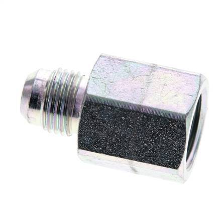 Racor Reductor JIC G3/8'' Hembra x UNF 9/16''-18 Macho Acero 275bar (3863.75psi)