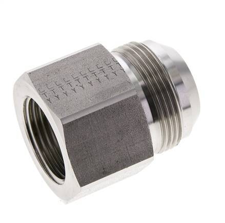 JIC Reducing Nipple G1'' Female x UN 1-5/8''-12 Male Stainless Steel 140bar (1967.0psi)