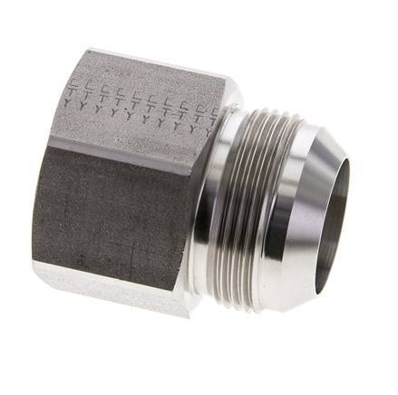 JIC Reducing Nipple G1'' Female x UN 1-5/8''-12 Male Stainless Steel 140bar (1967.0psi)