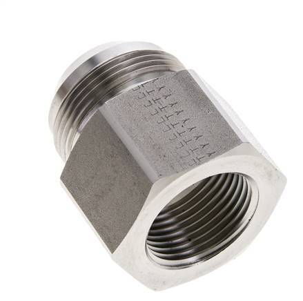 JIC Reducing Nipple G1'' Female x UN 1-5/8''-12 Male Stainless Steel 140bar (1967.0psi)