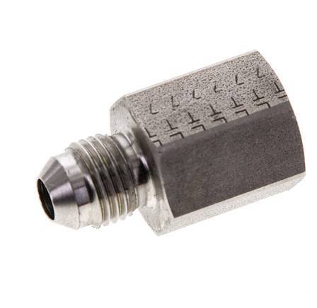 Racor Reductor JIC G1/4'' Hembra x UNF 1/2''-20 Macho Acero Inoxidable 275bar (3863.75psi)