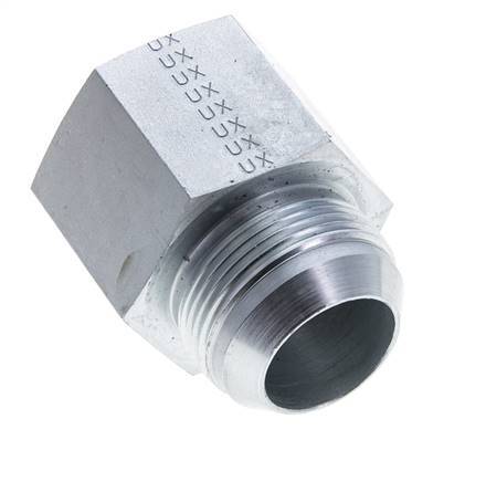 Racor Reductor JIC G1 1/4'' Hembra x UN 1-5/8''-12 Macho Acero 140bar (1967.0psi)