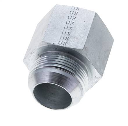 Racor Reductor JIC G1 1/4'' Hembra x UN 1-5/8''-12 Macho Acero 140bar (1967.0psi)